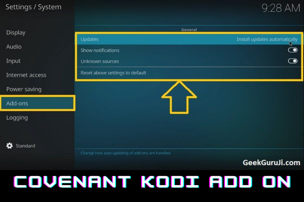 How To Install Covenant Kodi Add On