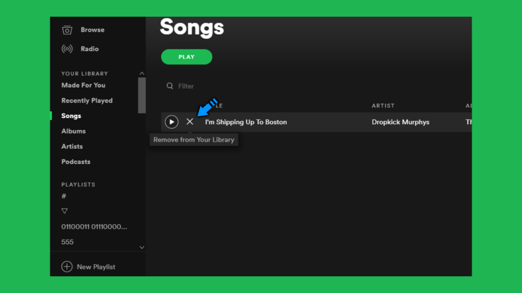 How To Delete Songs From Spotify