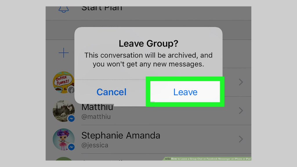 How To Leave A Group On Facebook Messenger