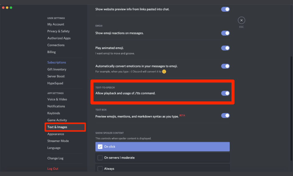 How To Turn Off Text To Speech Discord