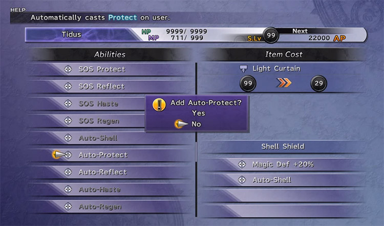 Best Armor Abilities in Final Fantasy X